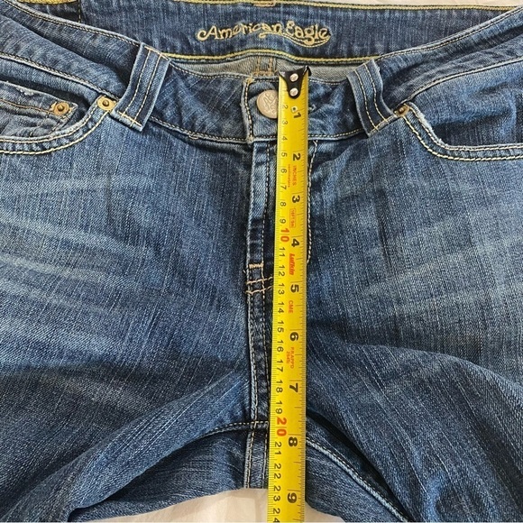 American Eagle outfitter women's wide leg  boyfriend jeans size 8long - Picture 9 of 12